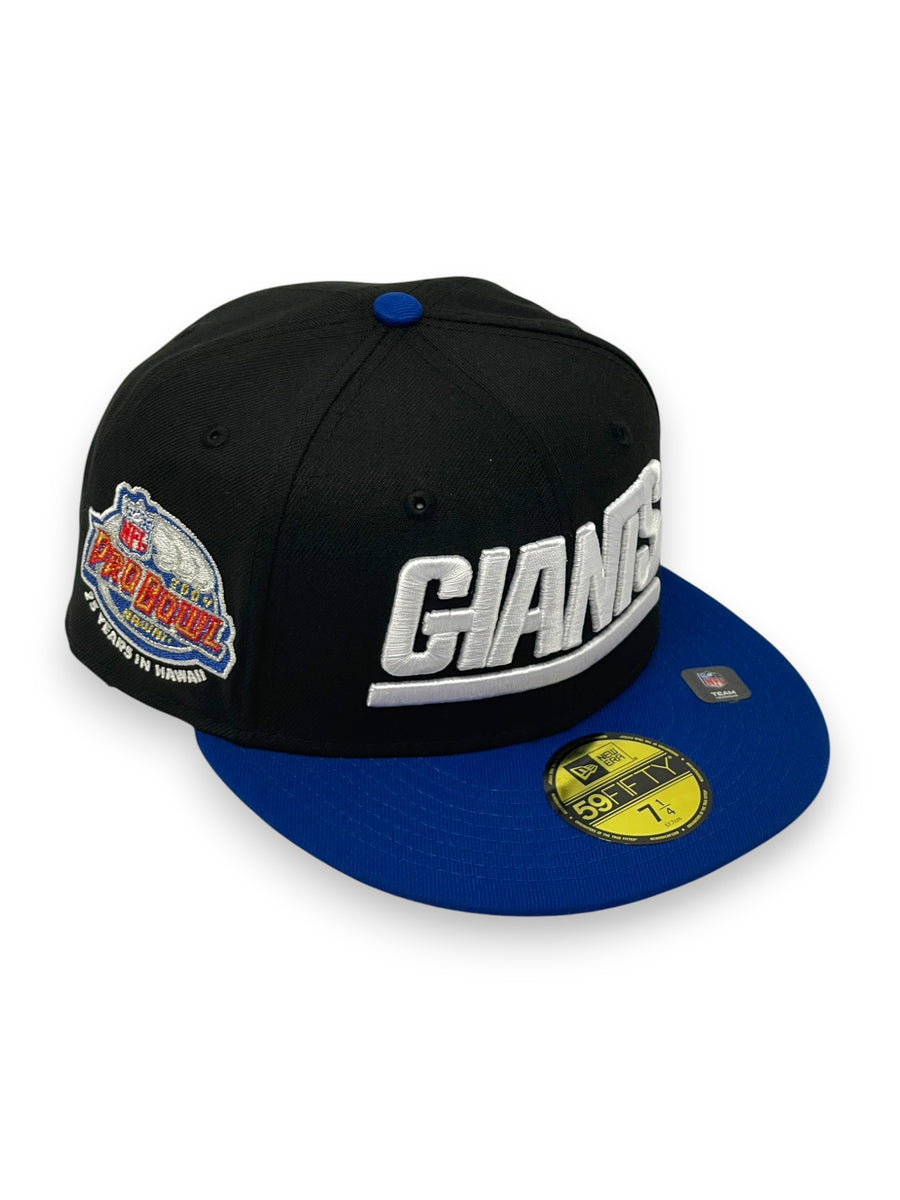 New Era 59FIFTY ブラックキャップ NFL Pro Bowl NEW YORK GIANTS (BLK/ROYAL) 