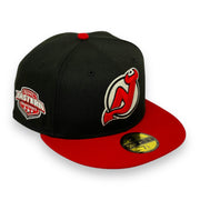 Load image into Gallery viewer, NEW JERSEY DEVILS (BLACK/RED) (EASTERN CONF) NEW ERA 59FIFTY FITTED