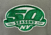 Load image into Gallery viewer, NEW YORK JETS (GREY) "50TH SEASON" NEW ERA 59FIFTY FITTED