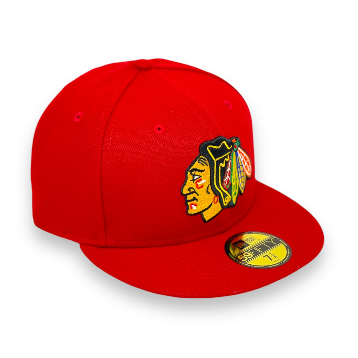 CHICAGO BLACKHAWKS (RED) NEW ERA 59FIFTY FITTED – 4ucaps.com