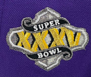 Load image into Gallery viewer, BALTIMORE RAVENS (PURPLE) (SUPER BOWL "XXXV") NEW ERA 59FIFTY FITTED