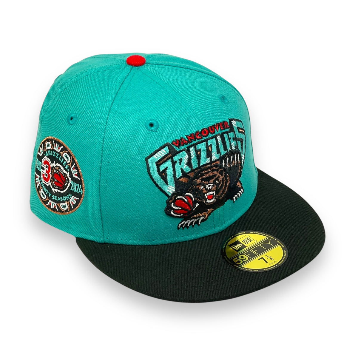 VANCOUVER GRIZZLIES (TEAL) (30TH ANNIVERSARY) NEW ERA 59FIFTY
