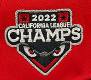 Load image into Gallery viewer, LAKE ELSINORE STORM (RED) "2022 CHAMPS" NEW ERA 59FIFTY FITTED