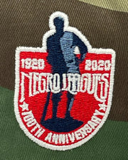 Load image into Gallery viewer, NEW YORK BLACK YANKEES (CAMO) NEW ERA 59FIFTY FITTED (RED UNDER VISOR)