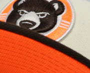 Load image into Gallery viewer, SOUTH BEND CUBS (OFF-WHITE) (2019 CHAMPIONS) NEW ERA 59FIFTY FITTED (NEON ORANGE UNDER VISOR)