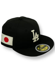 Load image into Gallery viewer, "KIDS" LOS ANGELES DODGERS "JAPAN FLAG" NEW ERA 59FIFTY FITTED