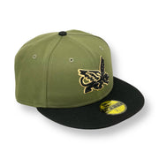 Load image into Gallery viewer, TEXAS RANGERS (OLIVE) "CITY CONNECT" NEW ERA 59FIFTY FITTEDS "CITY CONNECT LOGO" - RANGERS-845536-NEW ERA