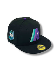 Load image into Gallery viewer, HOUSTON ASTROS "50TH ANN" NEW ERA 59FIFTY FITTED (GRAPE UNDER VISOR)