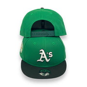 Load image into Gallery viewer, "KIDS" PHILADELHIA ATHLETICS (GREEN / BLACK) (HOHOKAM STADIUM) NEW ERA 9FIFTY SNAPBACK