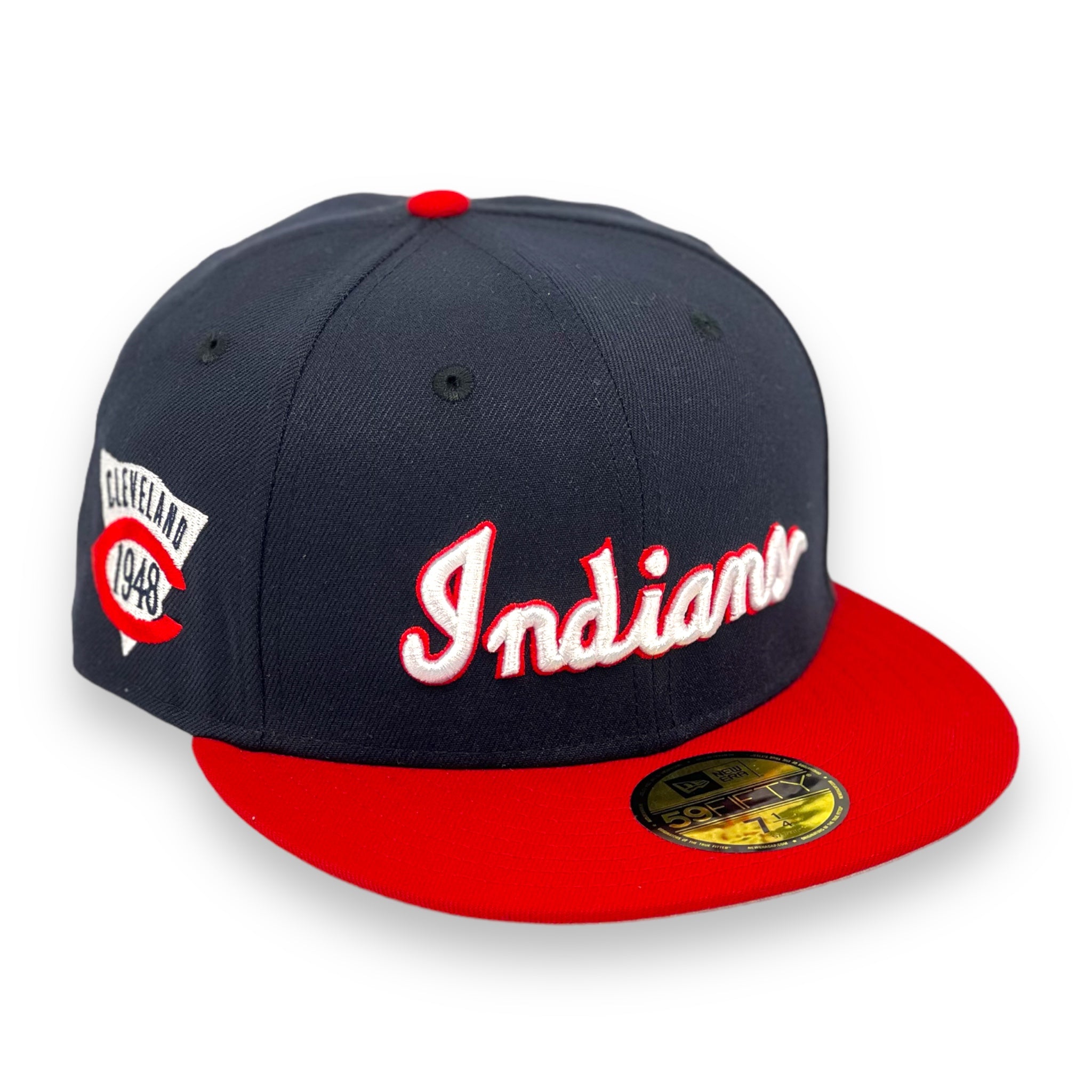 CLEVELAND INDIANS (2-TONE)(1948 INDIANS) NEW ERA 59FIFTY FITTED (GREY UNDER VISOR)