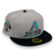 Load image into Gallery viewer, DIAMONDBACKS (GREY) (2001 WS CHAMPIONS) NEW ERA 59FIFTY FITTED