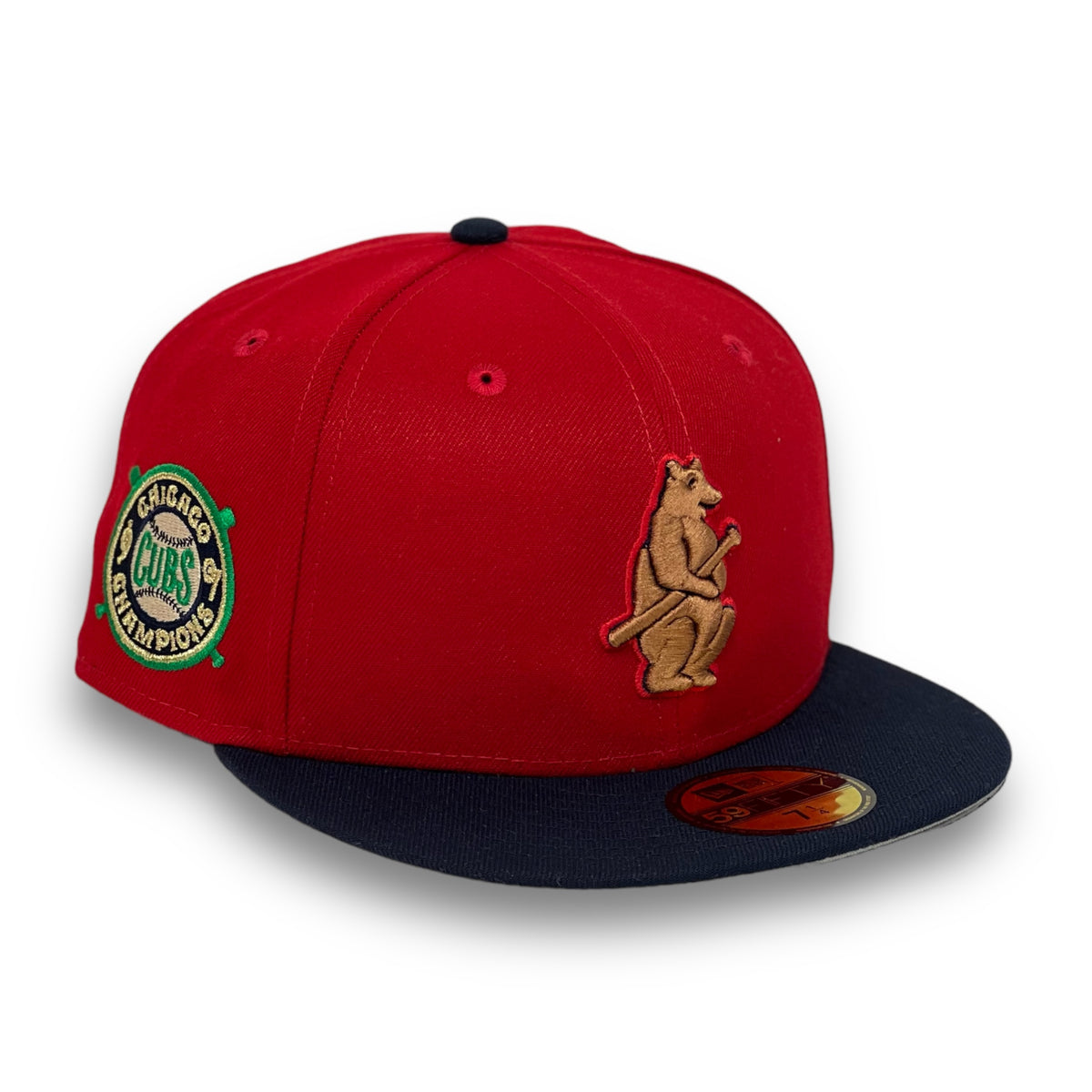 POLO×MLB×NEW ERA CAP CHICAGO CUBS ≪RED≫ CHICAGO CUBS (RED) (1907 WS CHAMPIONS) NEW ERA 59FIFTY FITTED