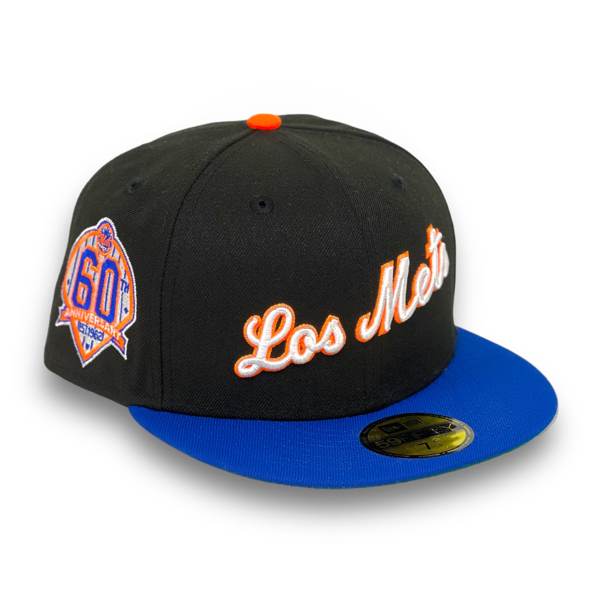 NEW YORK METS (60TH ANN "LOS METS") NEW ERA 59FIFTY FITTED (GREEN UNDER VISOR)