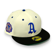 Load image into Gallery viewer, PHILADELPHIA ATHLETICS (OFF-WHITE) (1910 WORLD SERIES) NEW ERA 59FIFTY FITTED (GREEN UNDER VISOR)