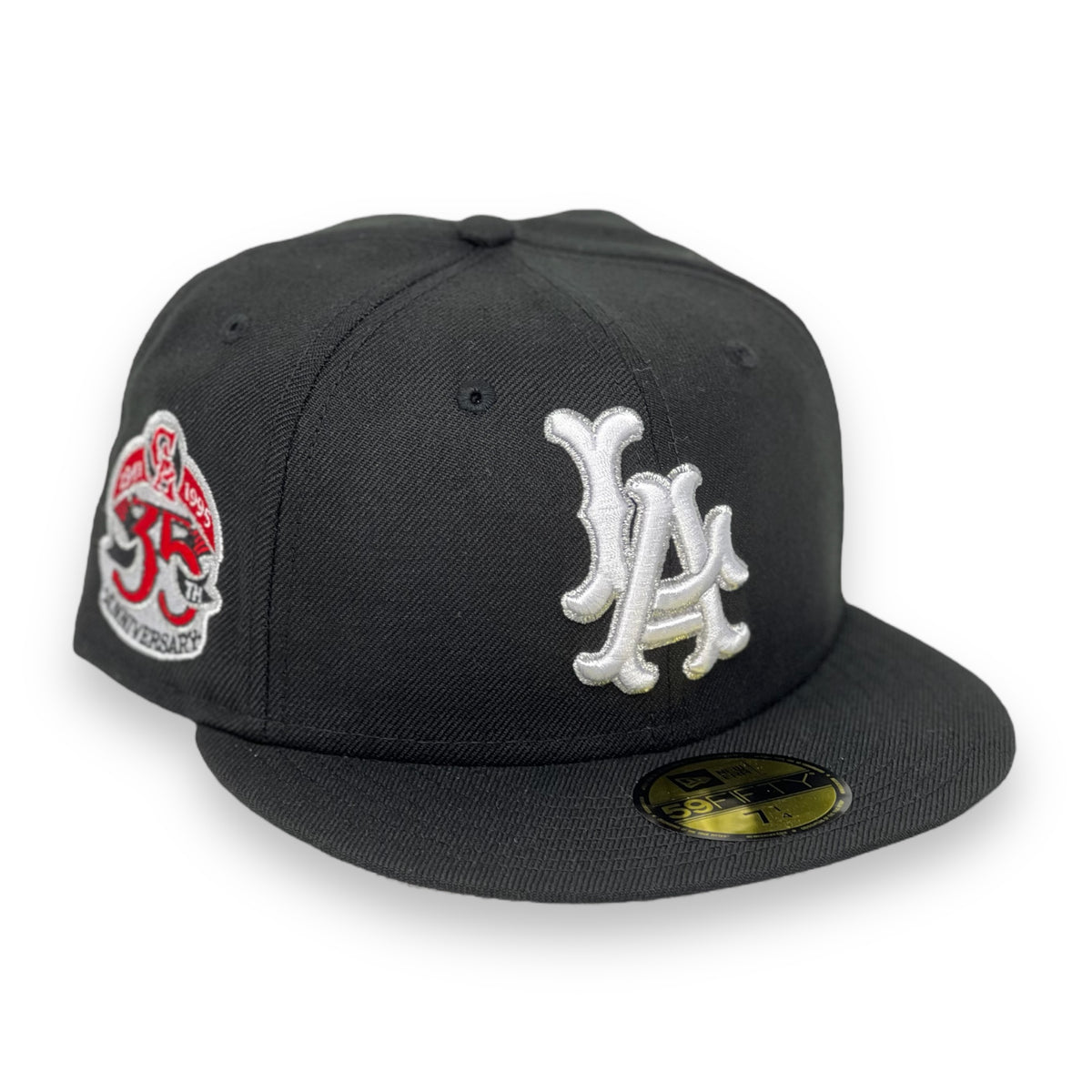 LA ANGELS (BLACK) (35TH ANN) NEW ERA 59FIFTY FITTED – 4ucaps.com