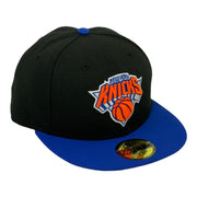 Load image into Gallery viewer, NEW YORK KNICKS (BLK 2-TONE TEAM) NEW ERA 59FIFTY FITTED