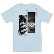 Load image into Gallery viewer, PAPER PLANES STAY ON COURSE TEE (BABY BLUE)