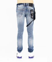 Load image into Gallery viewer, TYE DYE PUNK SUPER SKINNY JEANS MOTO IN STOKE