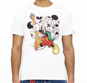 Load image into Gallery viewer, CULT S/S CREW T "ROCKSTAR" IN WHITE TEE