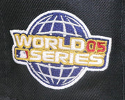 Load image into Gallery viewer, HOUSTON ASTROS (BLACK) "2005 WORLDSERIES" NEW ERA 59FIFTY FITTED (GREY UNDER VISOR)