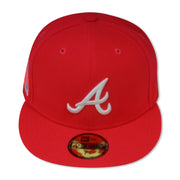Load image into Gallery viewer, ATLANTA BRAVES (INFARED) "2000 ALLSTARGAME" NEW ERA 59FIFTY FITTED (SKY BLUE UNDER VISOR) (S)