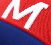 Load image into Gallery viewer, MILWAUKEE BRAVES (1957 WORLDSERIES) NEW ERA 59FIFTY FITTED (ROYAL UNDER VISOR)