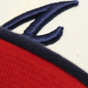 Load image into Gallery viewer, "KIDS" ATLANTA BRAVES (0FF-WHITE) (1995 WORLDSERIES) NEW ERA 59FIFTY FITTED (RED UNDER VISOR)