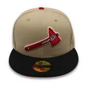 Load image into Gallery viewer, ATLANTA BRAVES (2017 INAUGURAL SEASON) NEW ERA 59FIFTY FITTED ( RED UNDER VISOR)