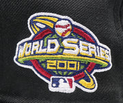 Load image into Gallery viewer, ARIZONA DIAMONDBACKS (BLACK) (2001 WORLD SERIES) NEW ERA 59FIFTY FITTED (GREY UNDER VISOR) (NEW WS LOGO)