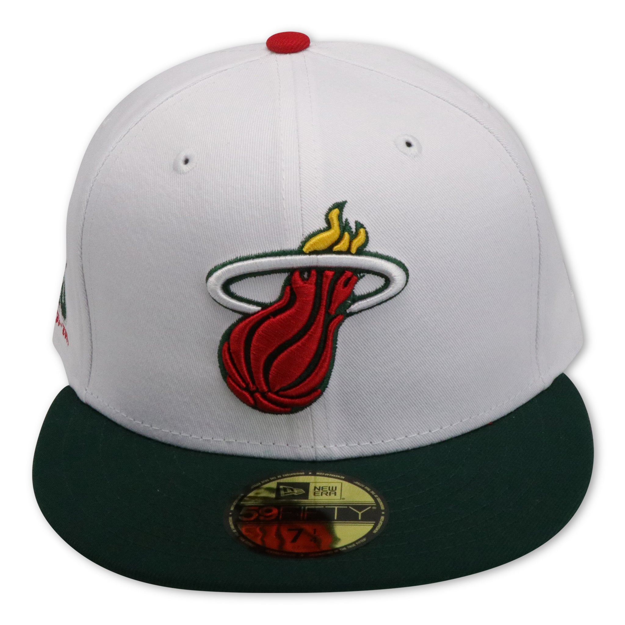 MIAMI HEAT (30TH ANNIVERSARY) "1988-2018" NEW ERA 59FIFTY FITTED (GREEN UNDER VISOR)