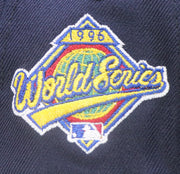 Load image into Gallery viewer, KIDS - NEW YORK YANKEES "1996 WORLDSERIES" NEW ERA 59FIFTY FITTED (PINK BOTTOM)