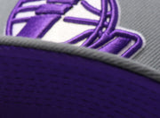 Load image into Gallery viewer, LOS ANGELES LAKERS NEW ERA 59FIFTY FITTED (PURPLE UNDER VISOR)