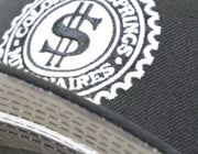 Load image into Gallery viewer, COLORADO SPRINGS MILLIONAIRES (BLACK) NEW ERA 59FIFTY FITTED (GLOW IN THE DARK LOGO)