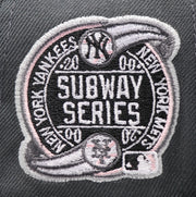 Load image into Gallery viewer, NEW YORK YANKEES (GREY) (2000 SUBWAY SERIES) NEW ERA 59FIFTY FITTED (PINK UNDER VISOR)