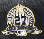 Load image into Gallery viewer, NEW YORK YANKEES (BLACK) (27X CHAMPS) "EMPIRE STATE" NEW ERA 59FIFTY FITTED (GOLD UNDER VISOR)