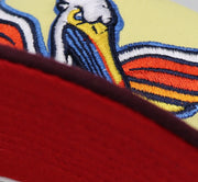 Load image into Gallery viewer, MYRTLE BEACH PELICANS (YELLOW) NEW ERA 59FIFTY FITTED (RED UNDER VISOR)