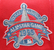 Load image into Gallery viewer, TEXAS RANGERS  (INFARED) (1995 ALLSTARGAME) NEW ERA 59FIFTY FITTED (SKY BLUE UNDER VISOR)