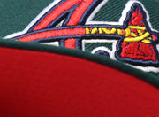 Load image into Gallery viewer, ATLANTA BRAVES (GREEN) (2000 ALLSTARGAME) NEW ERA 59FIFTY FITTED (RED UNDER VISOR)