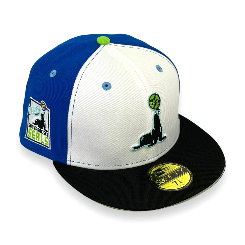 SAN FRANCISCO SEALS NEW ERA 59FIFTY FITTED (LIME UNDER VISOR)