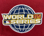 Load image into Gallery viewer, HOUSTON ASTROS (H-RED) (2005 WORLD SERIES) NEW ERA 59FIFTY FITTED (GREY UNDER VISOR)