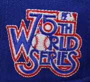 Load image into Gallery viewer, LOS ANGELES DODGERS (1978 WORLDSERIES) "75TH WORLDSERIES" 59FIFTY NEW ERA (RED UNDER VISOR) (S)