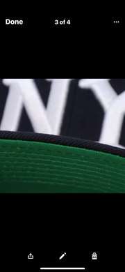Load image into Gallery viewer, NEW YORK BLACK YANKEES "100TH ANN" NEW ERA 59FIFTY FITTED (GREEN UNDER VISOR)