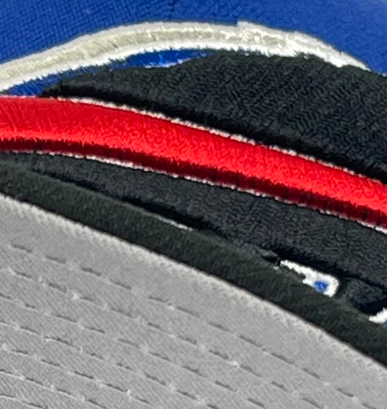 BUFFALO BILLS (ROYAL/BLACK) 60TH ANN, NEW ERA 59FIFTY FITTED