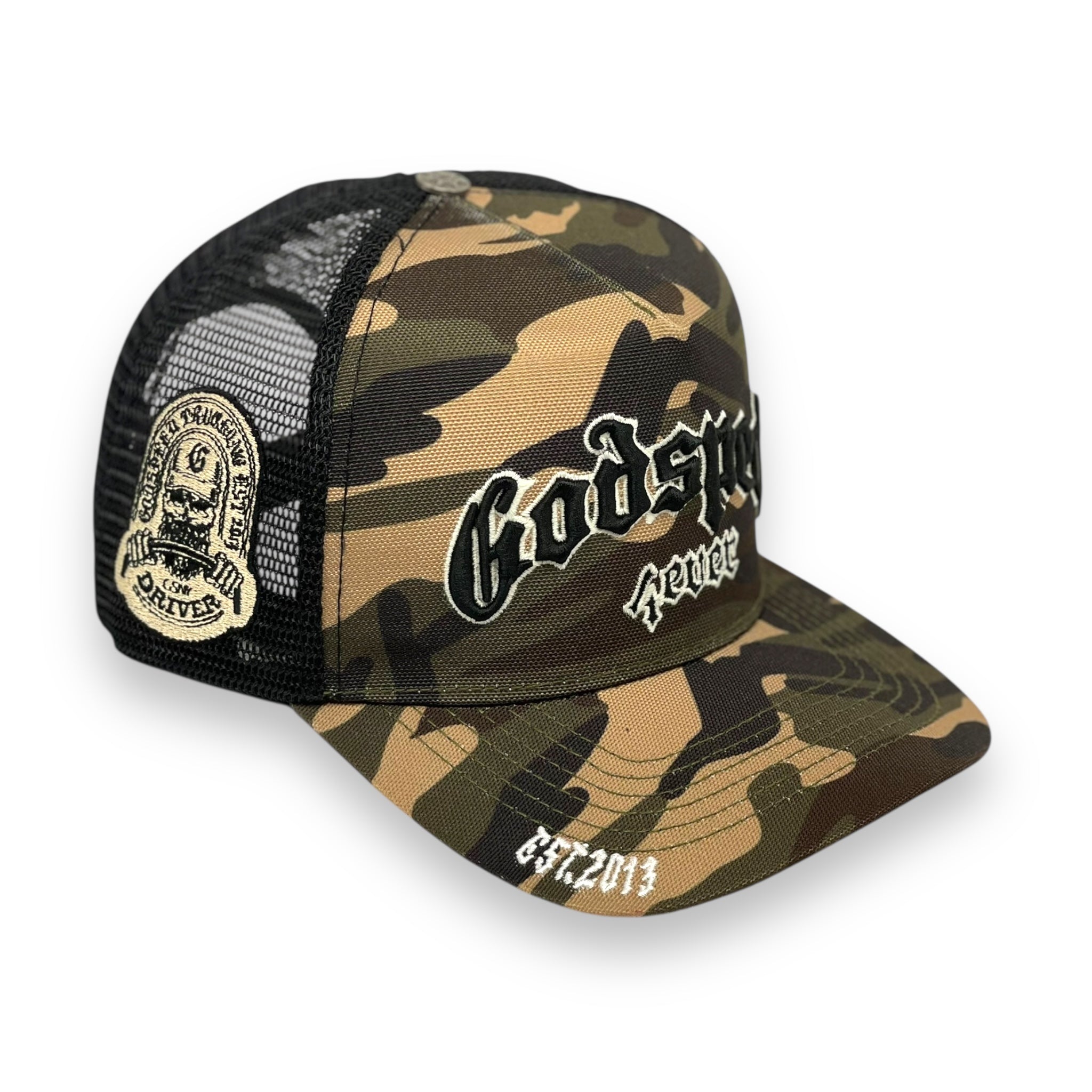 GODSPEED GODSEED FOREVER (CAMO) TRUCKER SNAPBACK