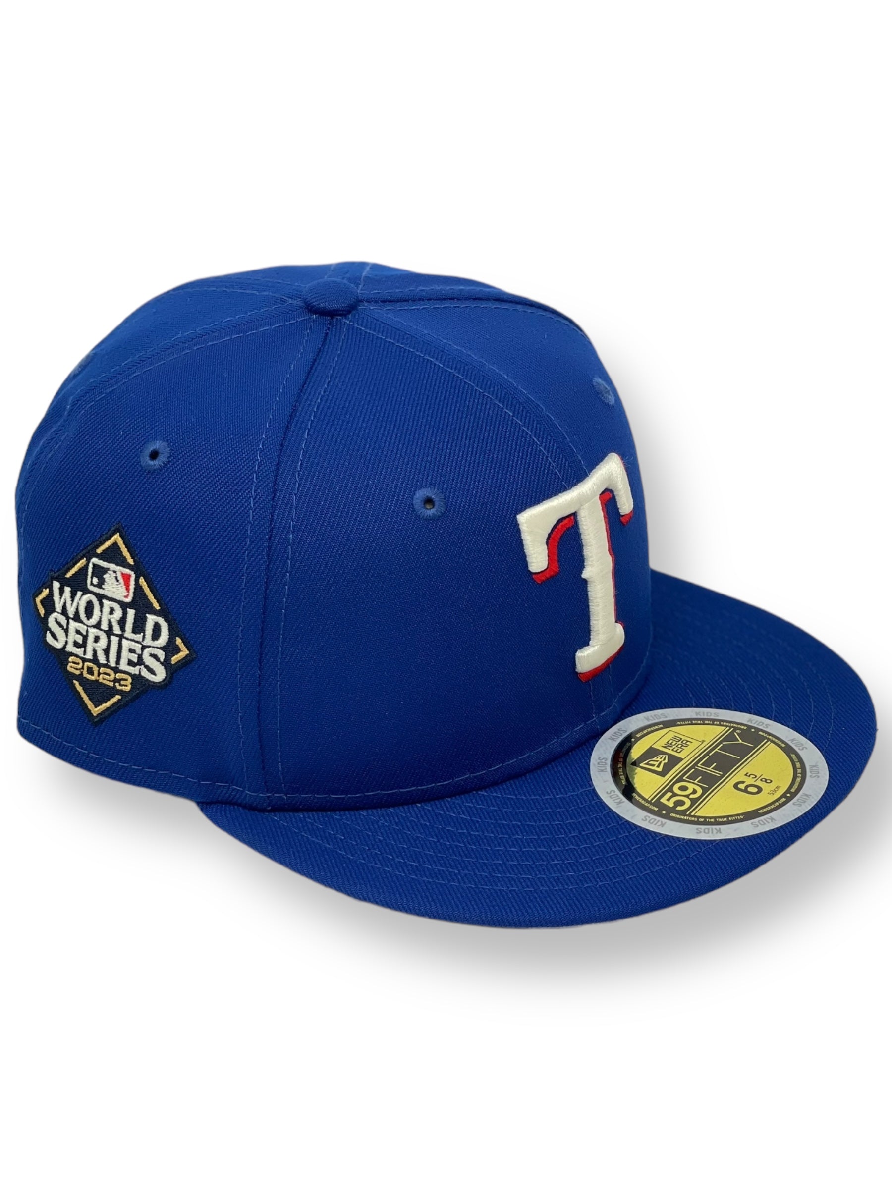 "KIDS" TEXAS RANGERS "2023 WORLDSERIES" NEW ERA 59FIFTY FITTED