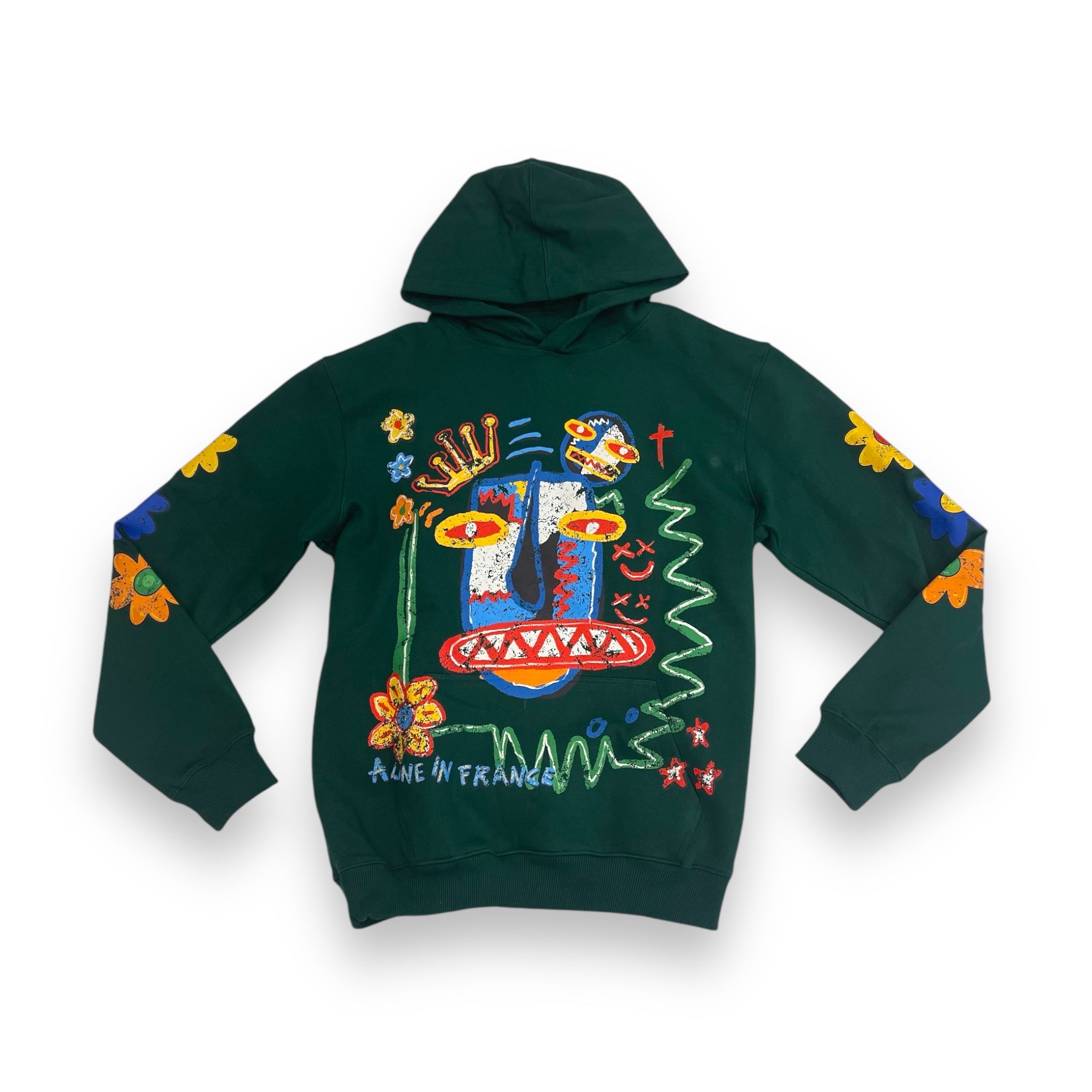 ALONE IN FRANCE WORLD TOUR (DARK GREEN) HOODIE