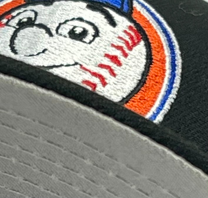 NEW YORK METS (MR.MET LOGO) (BLACK) (1986 WORLD SERIES") NEW ERA 59FIFTY FITTED