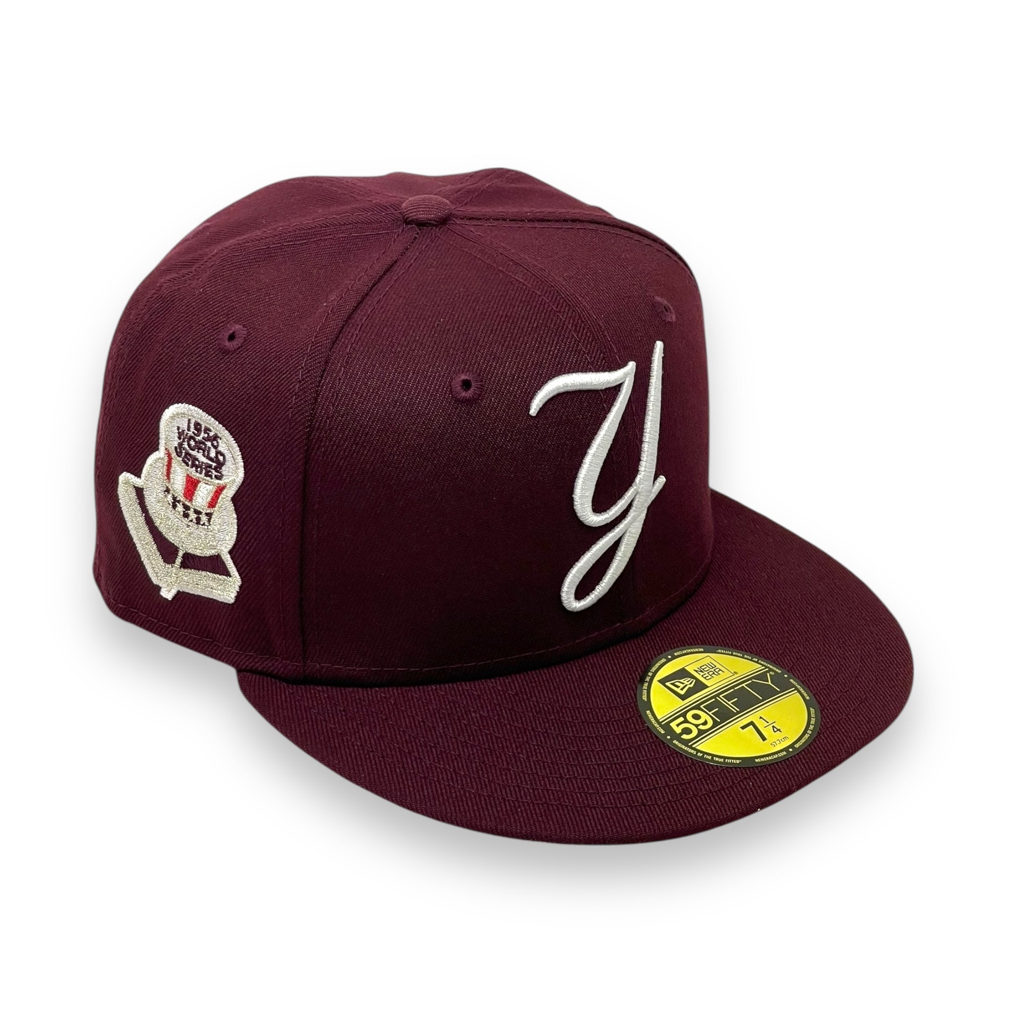 NEW YORK YANKEES (MAROON) "1956 WORLDSERIES" NEW ERA 59FIFTY FITTED