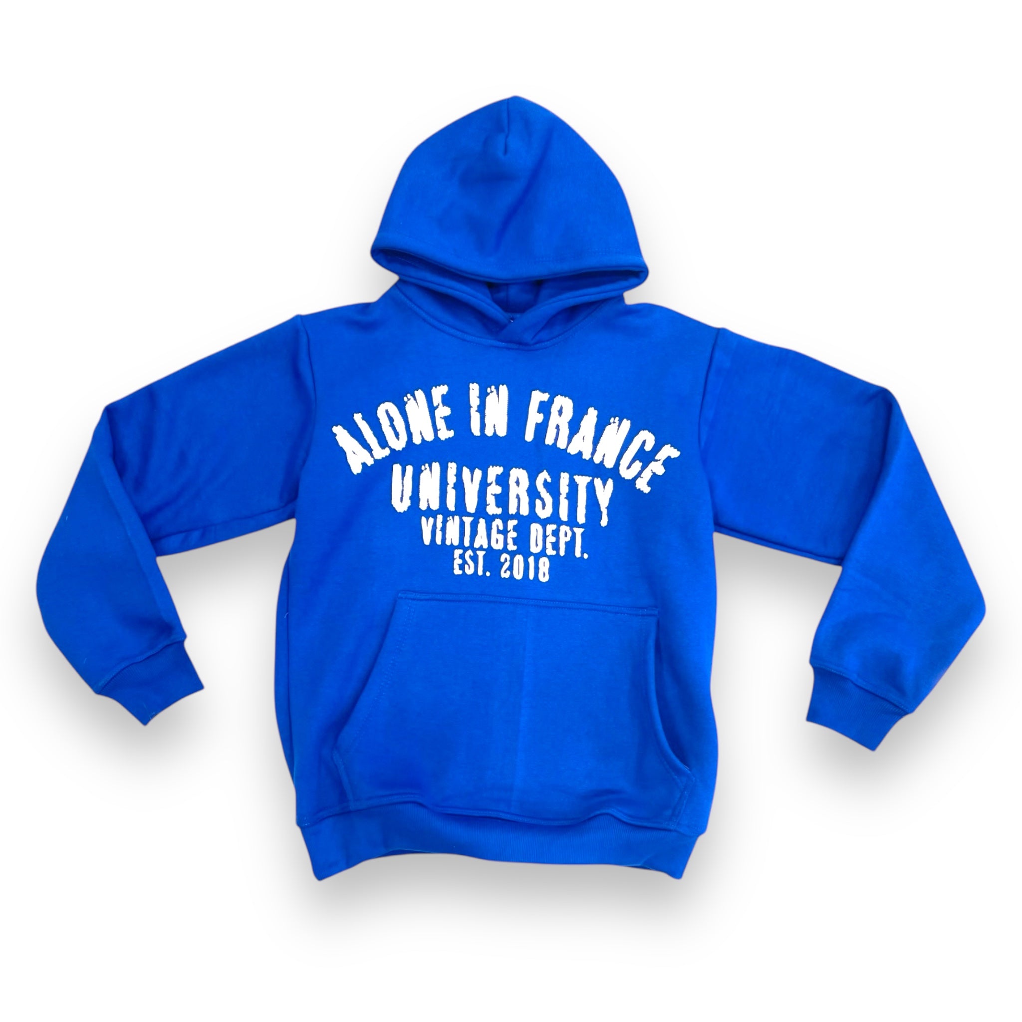 ALONE IN FRANCE UNIVERSITY (ROYAL) HOODIE