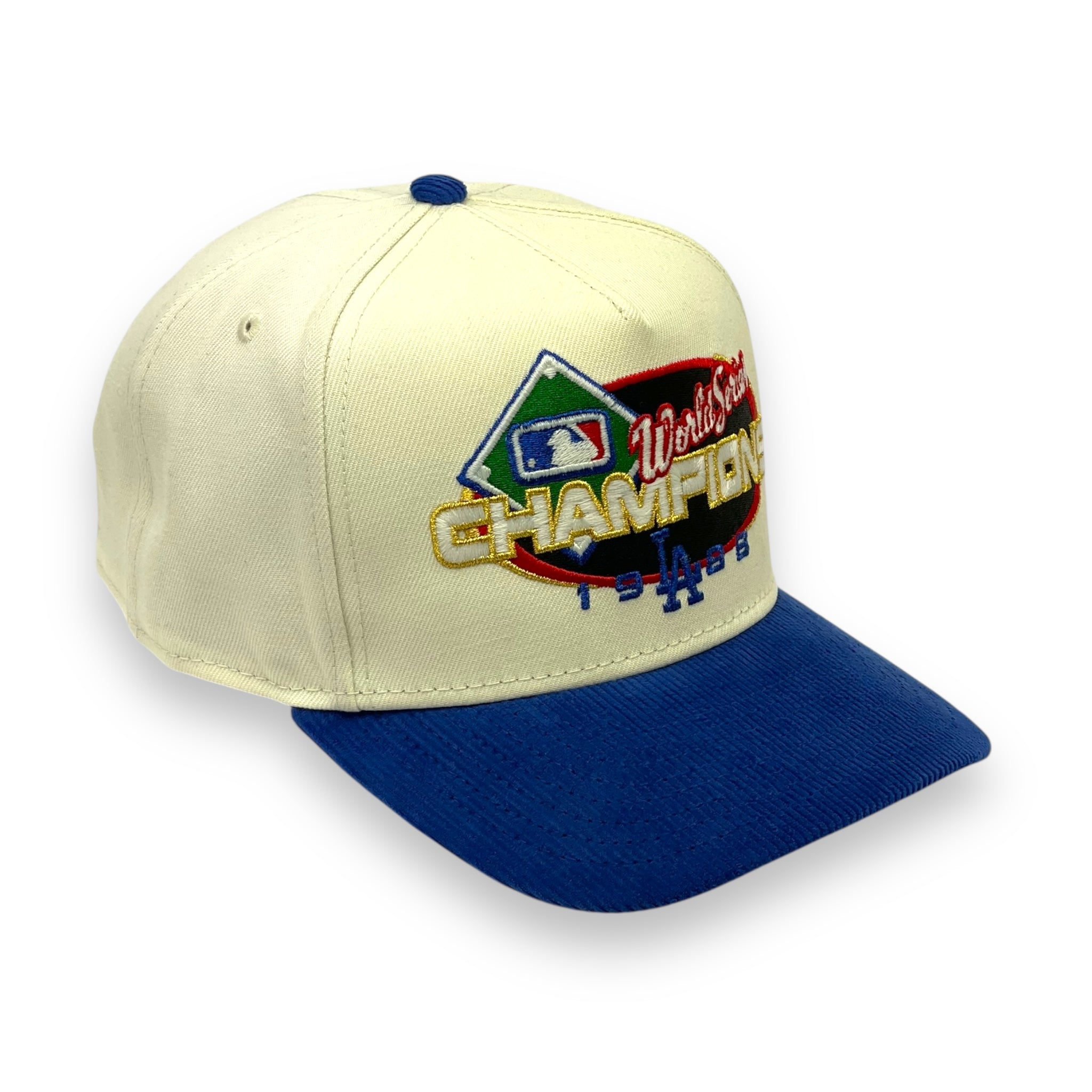 LOS ANGELES DODGERS (OFF-WHITE) (1988 WS CHAMPS) "9FIFTY AFRAME" NEW ERA SNAPBACK